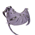 Balenciaga Lilac Calfskin Le Cagole XS Shoulder Bag