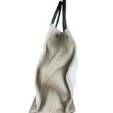 Saint Laurent Beige Canvas Rive Gauche Tote Bag