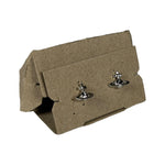 Vivienne Westwood Mini Bas Relief Silver Earrings