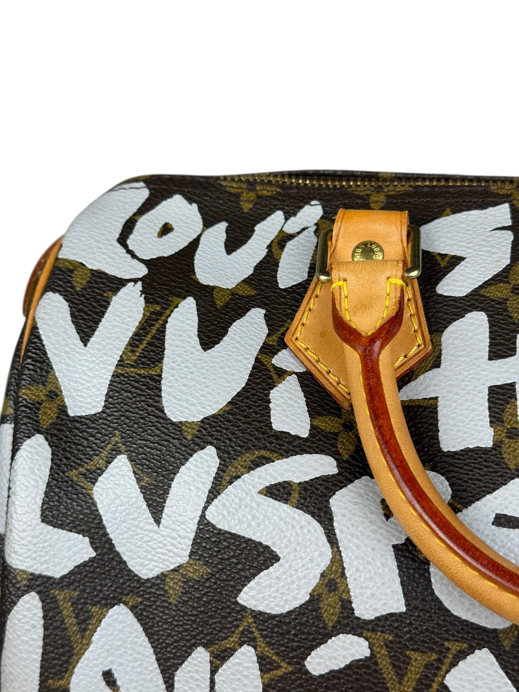 Louis Vuitton x Stephen Sprouse Graffiti Speedy 30 White