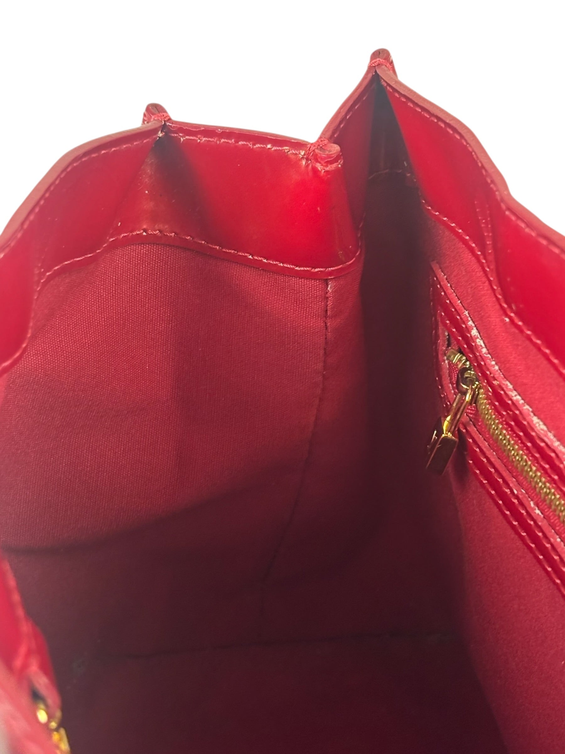 Louis Vuitton Monogram Red Vernis Wilshire PM