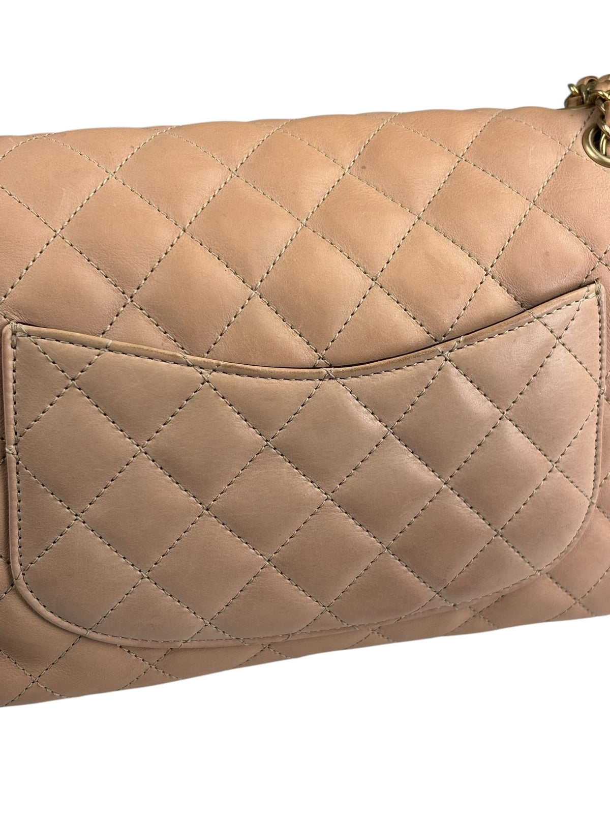 Chanel Blush Pink Quilted Lambskin Rock The Corner Flap Bag 2017
