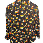 Christian Dior Black Floral Pattern Two-Piece Set