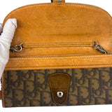 Christian Dior Brown Trotter Romantique Heart Long Wallet On Chain