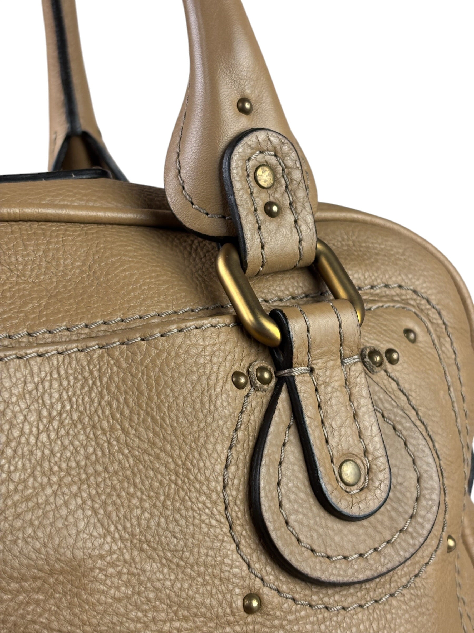 Chloe Brown Leather Paddington Shoulder Bag