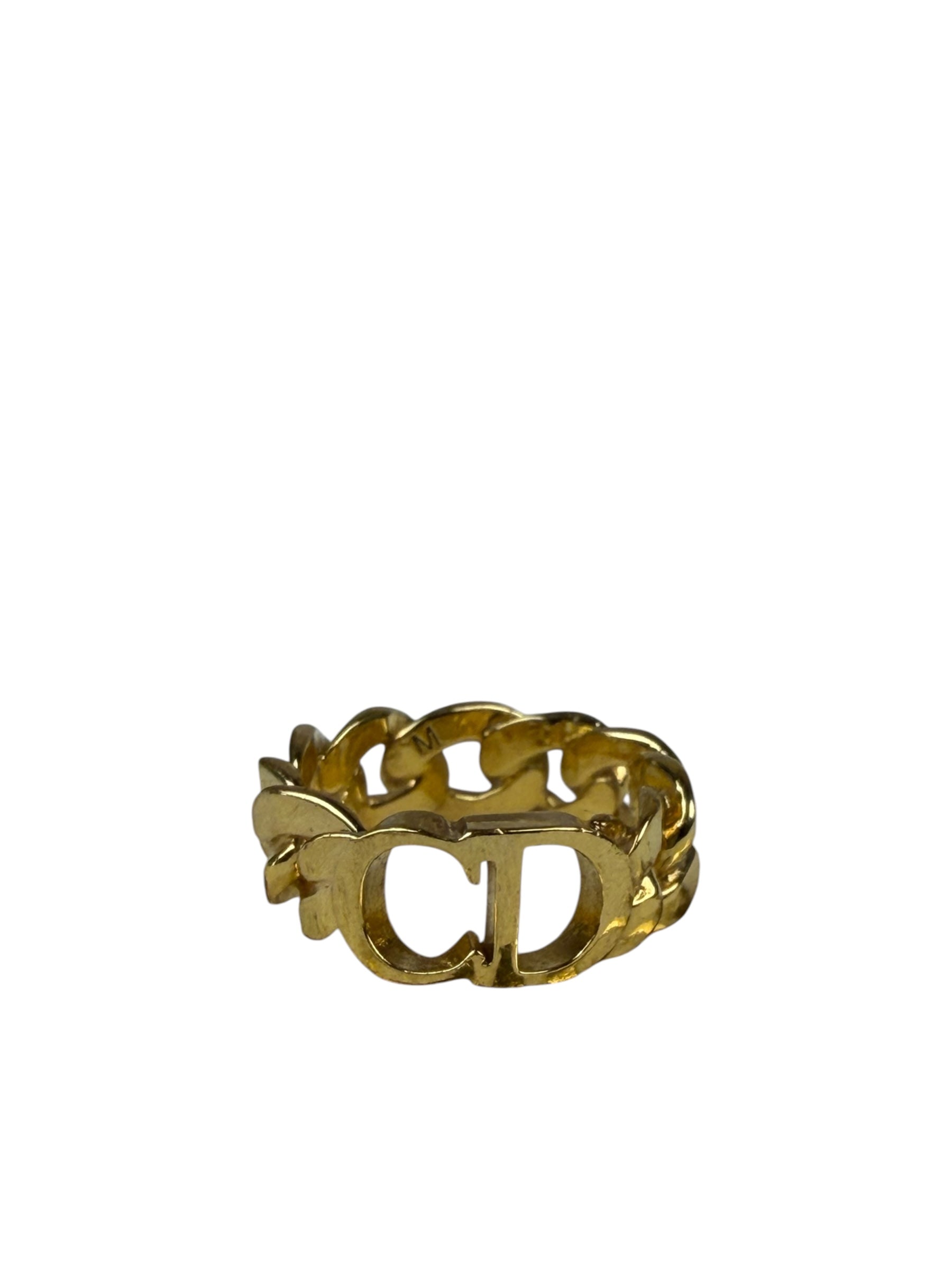 Christian Dior Gold Tone Star Charm & Ring