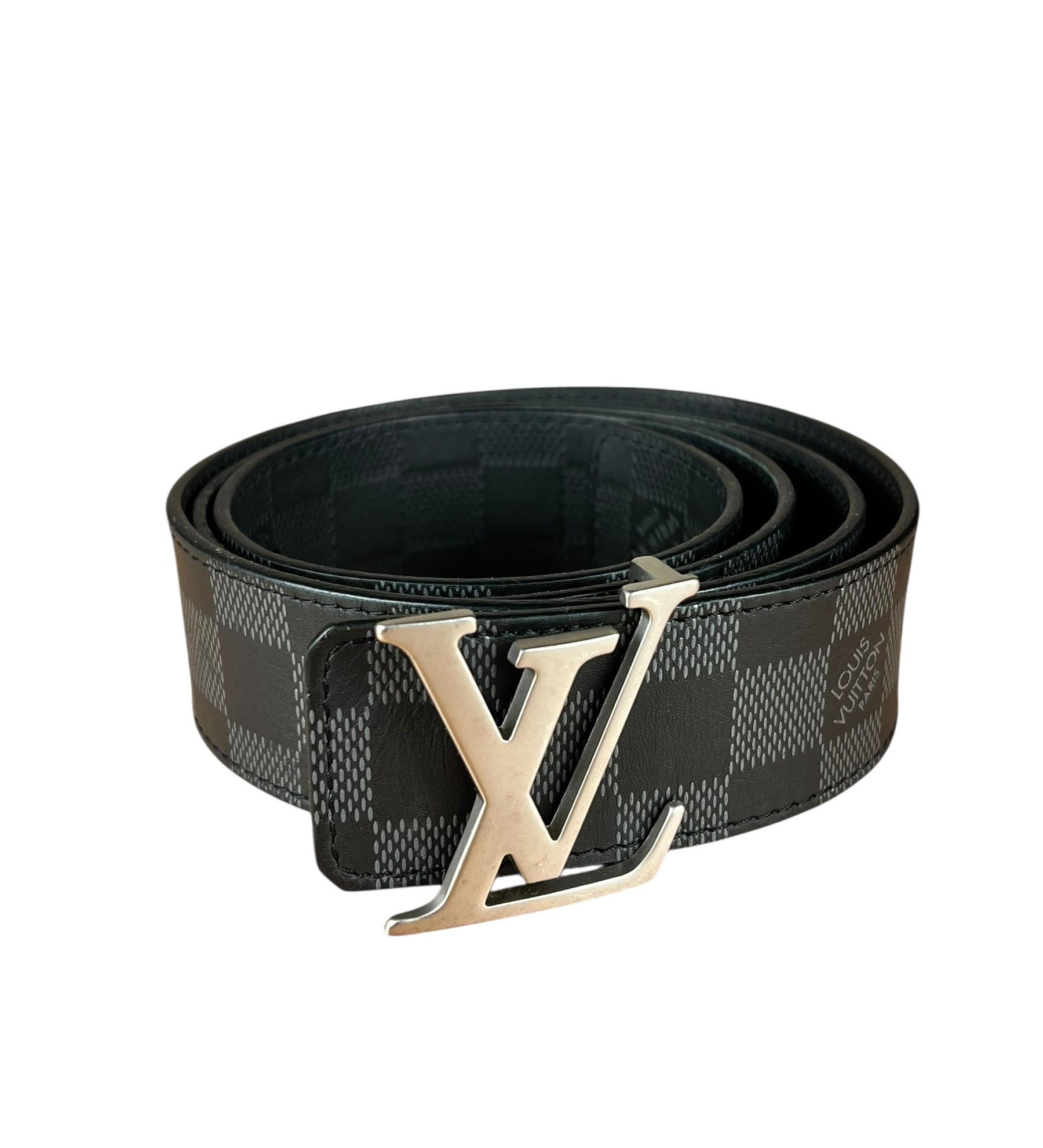 Louis Vuitton Graphite Damier Belt