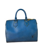 Louis Vuitton Blue Epi Leather Speed 25