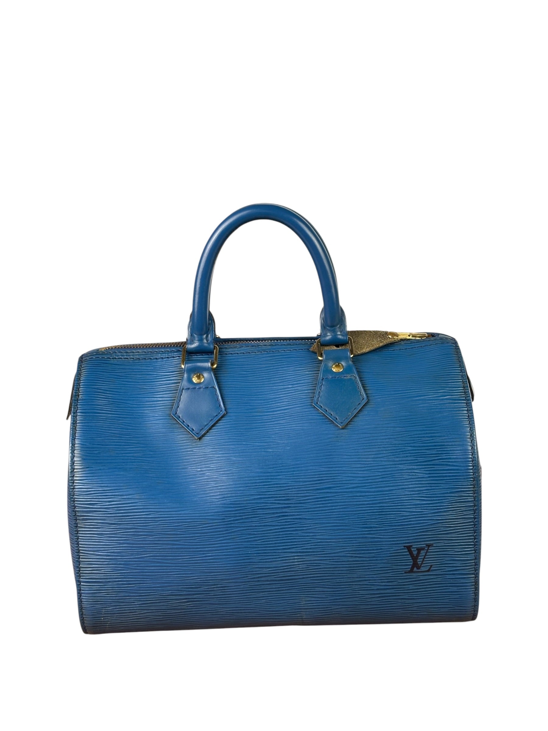 Louis Vuitton Blue Epi Leather Speed 25