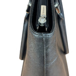 Burberry Black Saffiano Leather Tote Bag