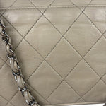 Chanel Light Grey Quilted Mademoiselle Chain Flap Bag 2008