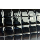 Chanel Black Patent Chocolate Bar Quilted Flap Shoulder Bag 2001