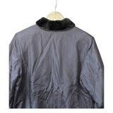 Flash Moonbat Brown Rabbit Fur Reversible Coat