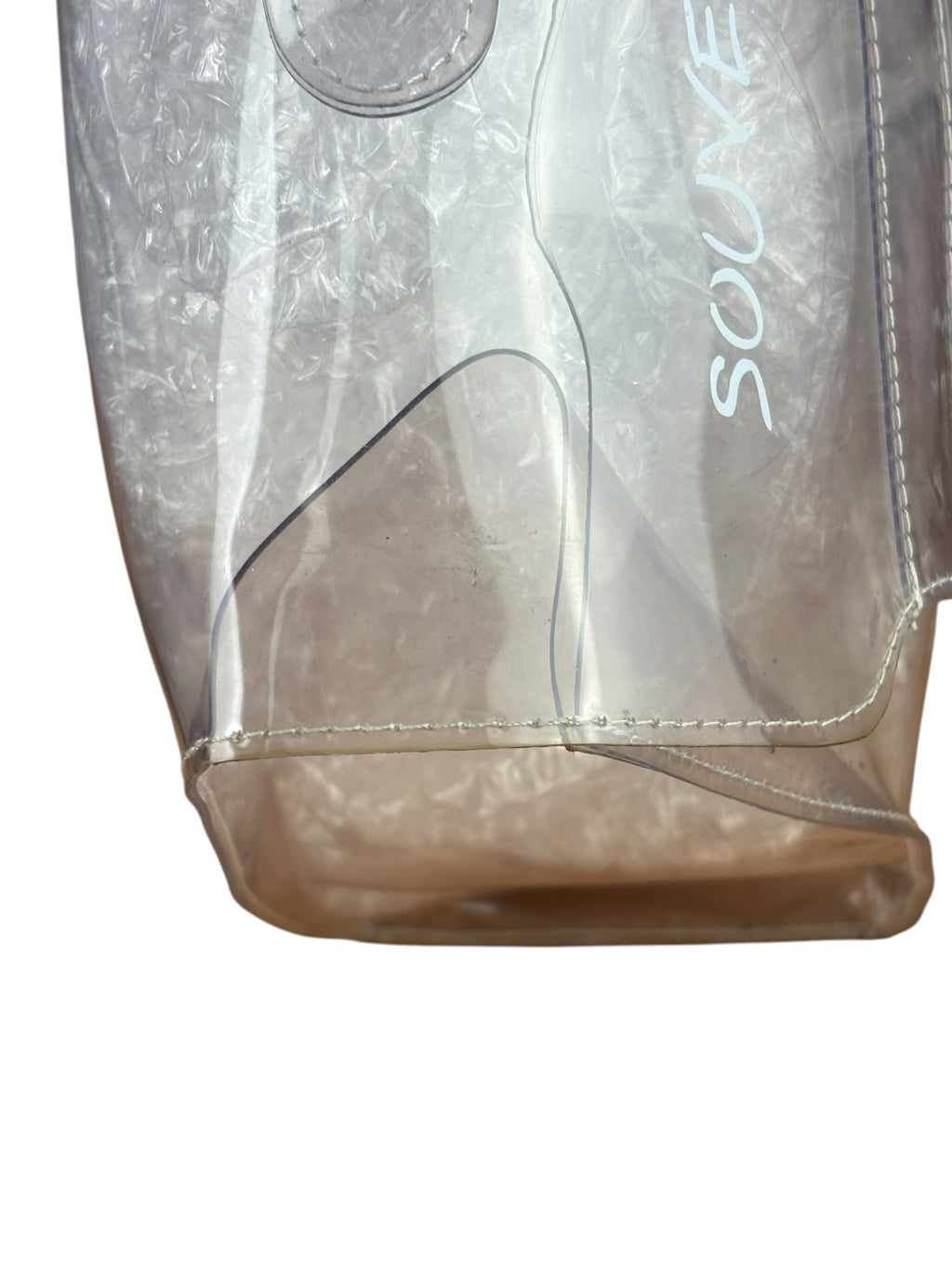 Hermes Transparent Vinyl Souvenir De L'Exposition 1997 Kelly Handbag