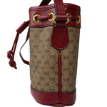 Gucci x Doraemon Bicolor Mini GG Supreme Bucket Bag