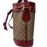 Gucci x Doraemon Bicolor Mini GG Supreme Bucket Bag