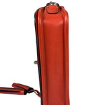 Coach Coral Red Leather Legacy Penny Shoulder Bag