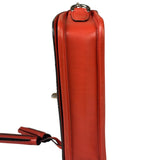 Coach Coral Red Leather Legacy Penny Shoulder Bag