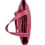 Chanel Vintage Pink Leather Wild Stitch Surpique Tote Bag