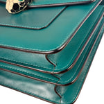 BVLGARI Serpenti Forever Mini Top Handle Bag Green