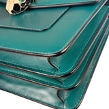 BVLGARI Serpenti Forever Mini Top Handle Bag Green