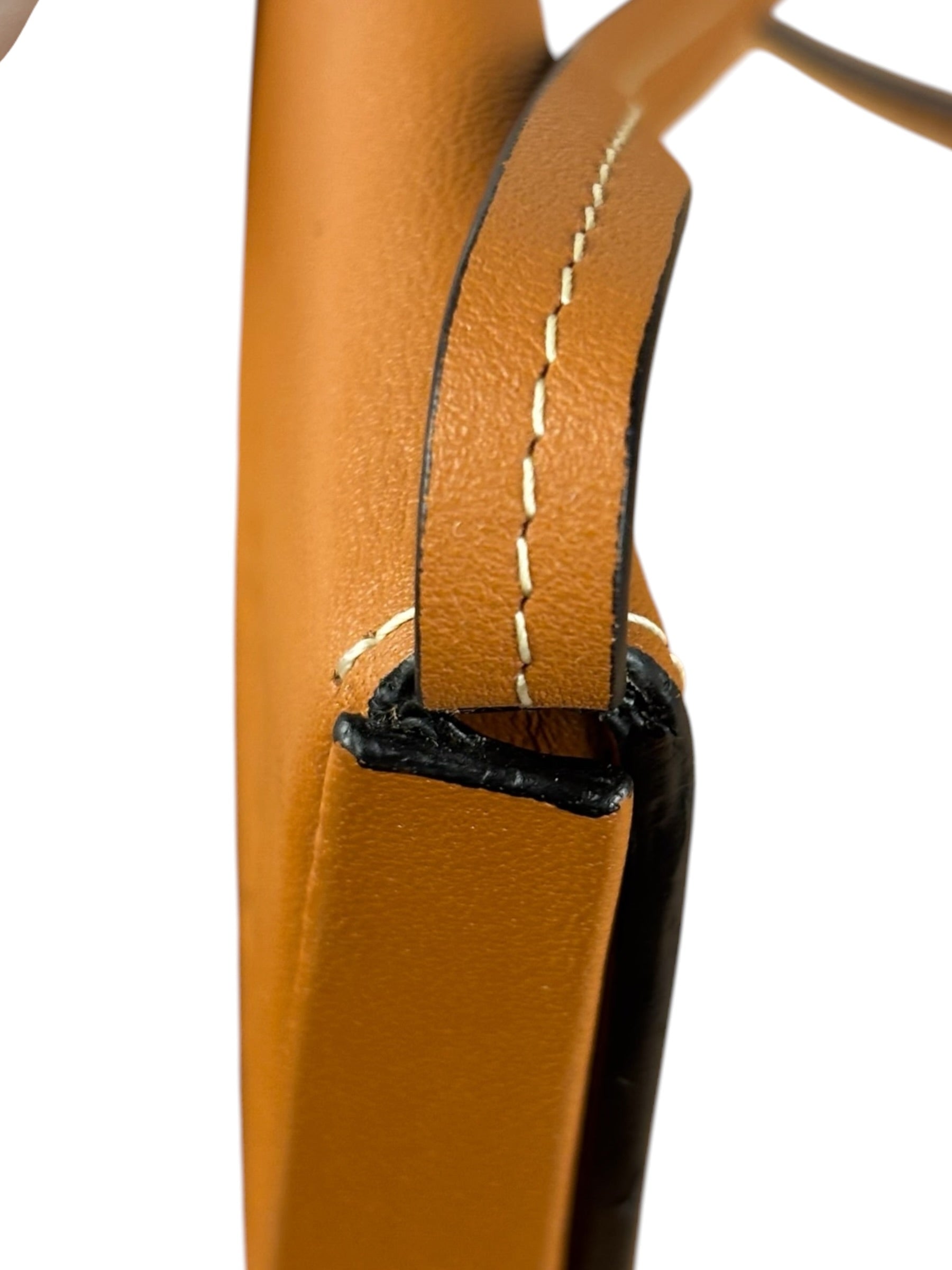 Loewe Camel Leather Heel Crossbody