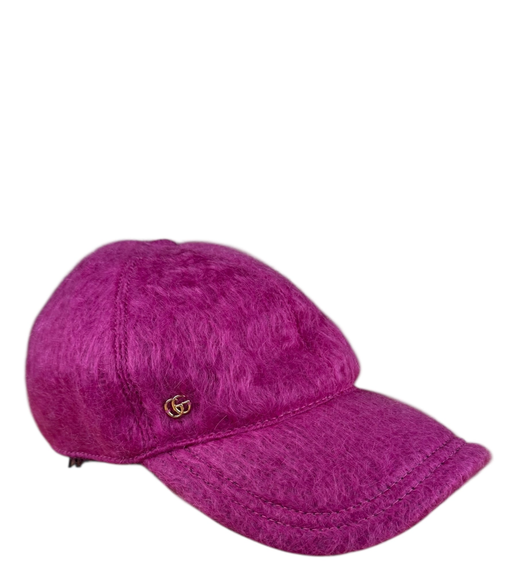 Gucci Fuzzy Fuchsia Baseball Hat