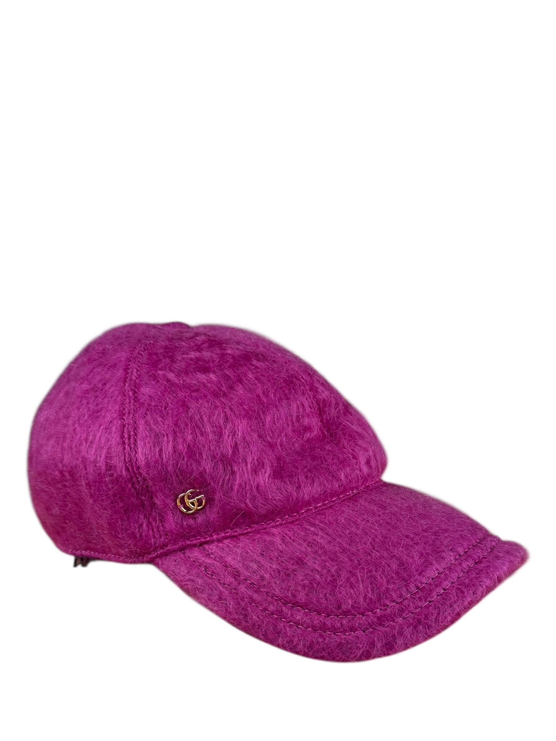 Gucci Fuzzy Fuchsia Baseball Hat
