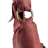 Yves Saint Laurent Dusty Rose Leather Tropez Ruffled Frilled Hobo Bag