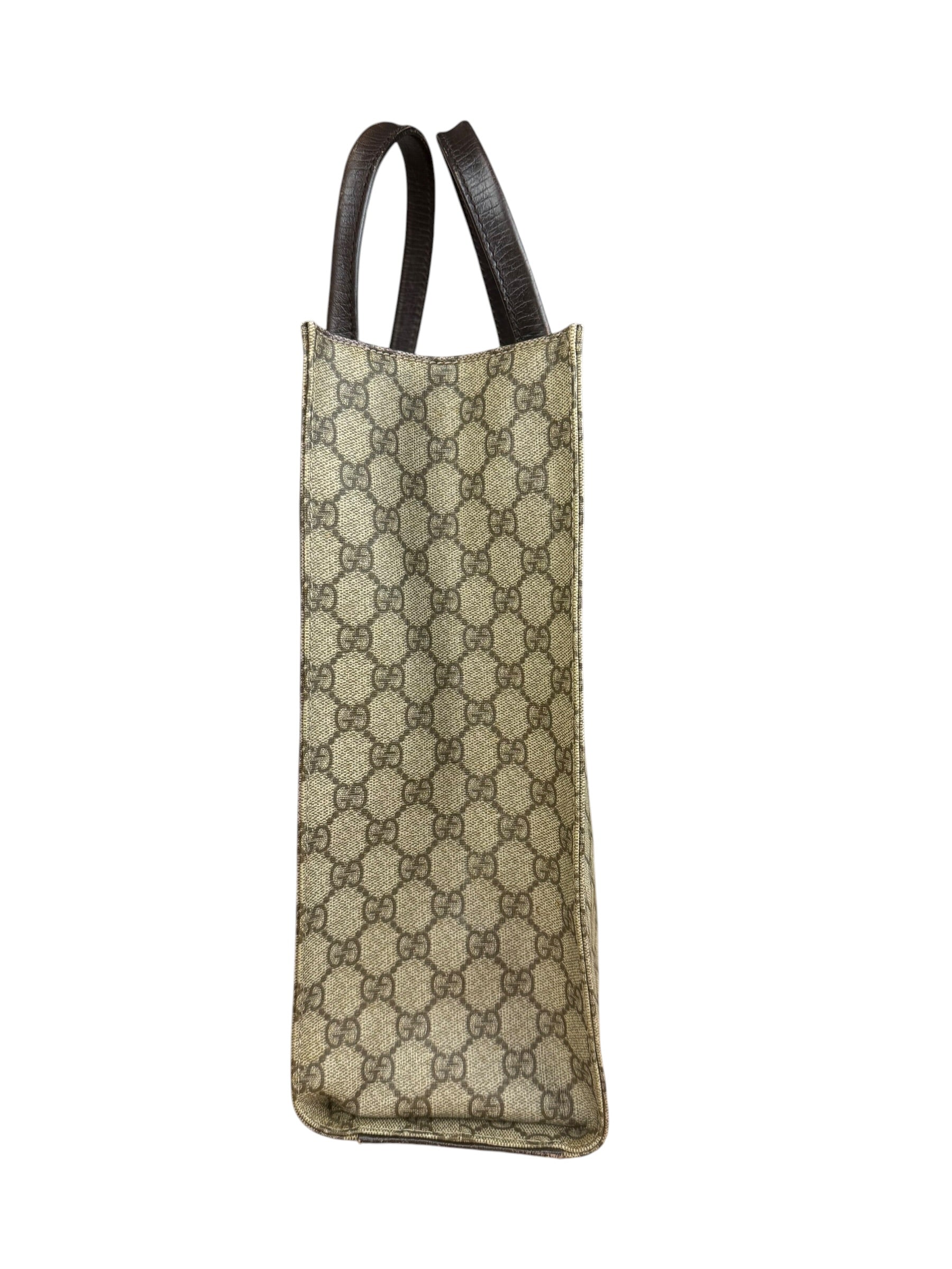 Gucci GG Coated Canvas Top Handle Tote