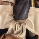 Loewe Gold/Bronze Leather Nappa Aire Handbag