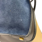 Celine Calfskin Leather/Suede Tri-Color Luggage Tote Bag