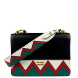 Prada Muilticolor Calfskin Esplanade Crossbody Bag