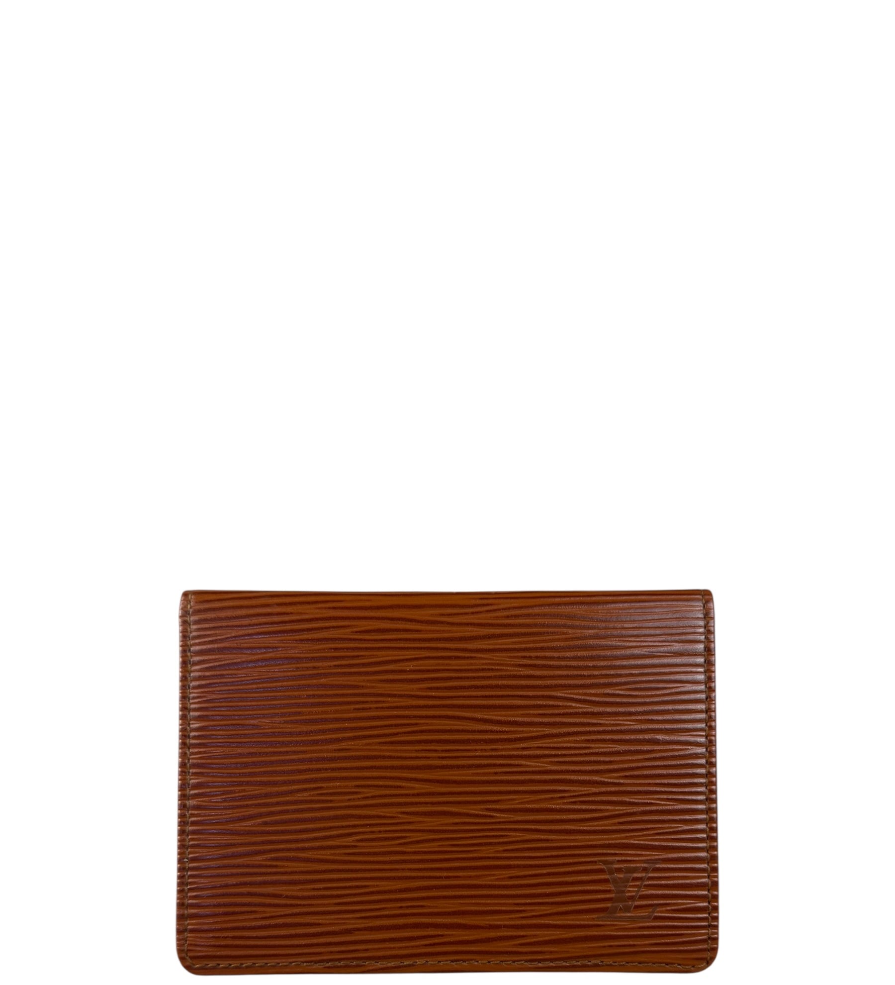 Louis Vuitton Brown Epi ID Holder