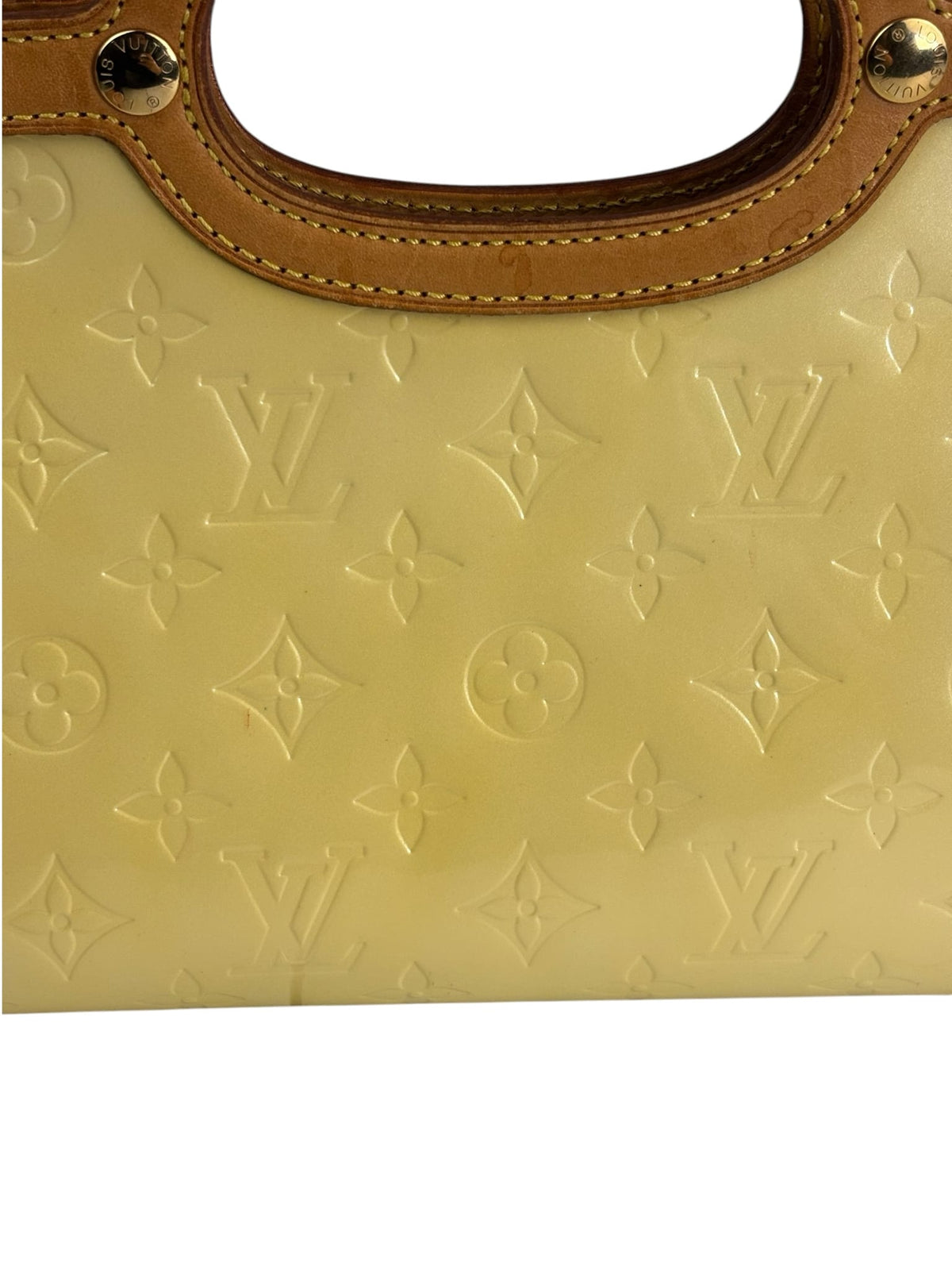 Louis Vuitton Yellow Vernis Roxbury Drive Two-Way Bag
