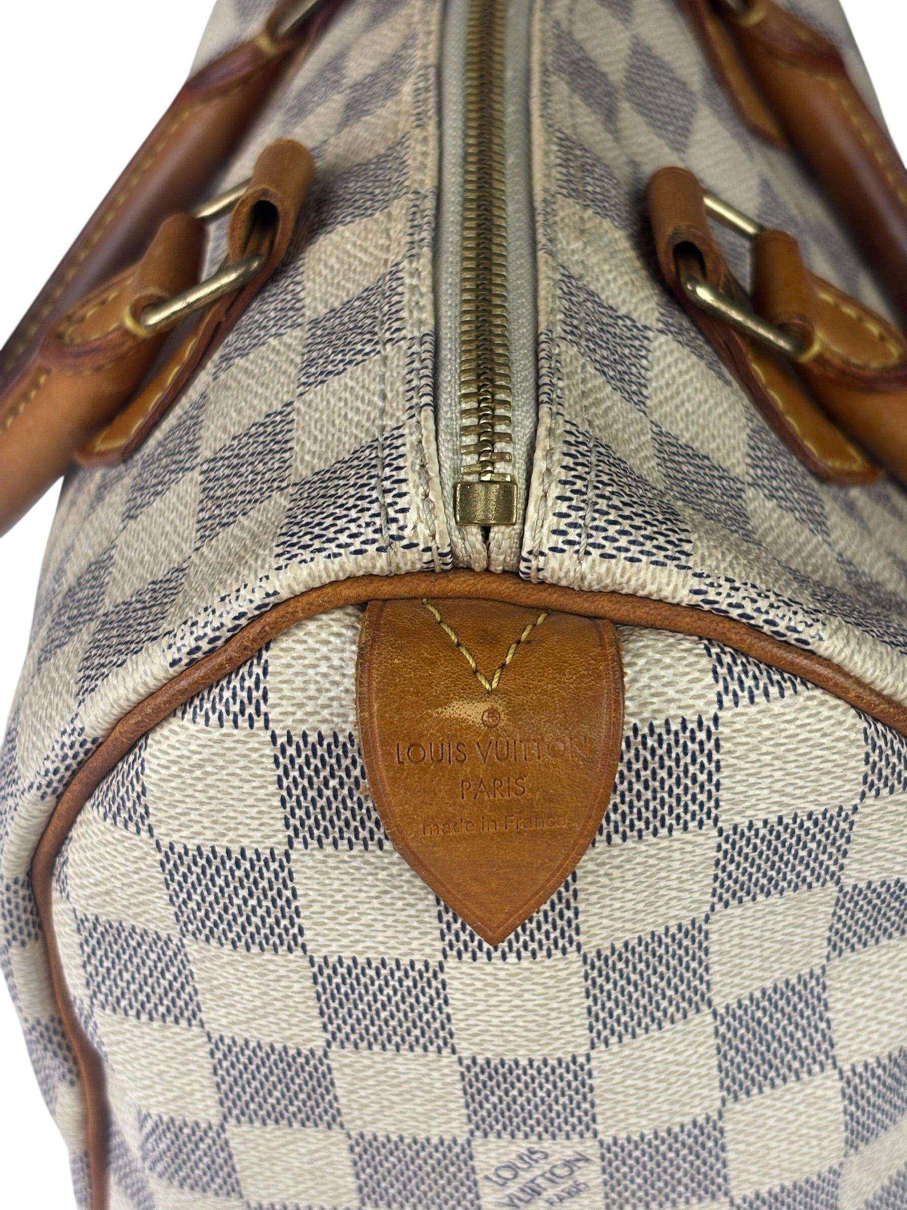 Louis Vuitton Diamier Azur Speedy 25