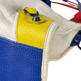Balenciaga White Multicolor Moto 2Way City Bag