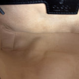 Gucci Beige/Black GG Marmont Shoulder Bag