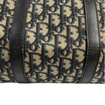 Christian Dior Vintage Navy Blue Trotter Boston Bag