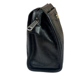 Gucci Black Leather Zip Clutch