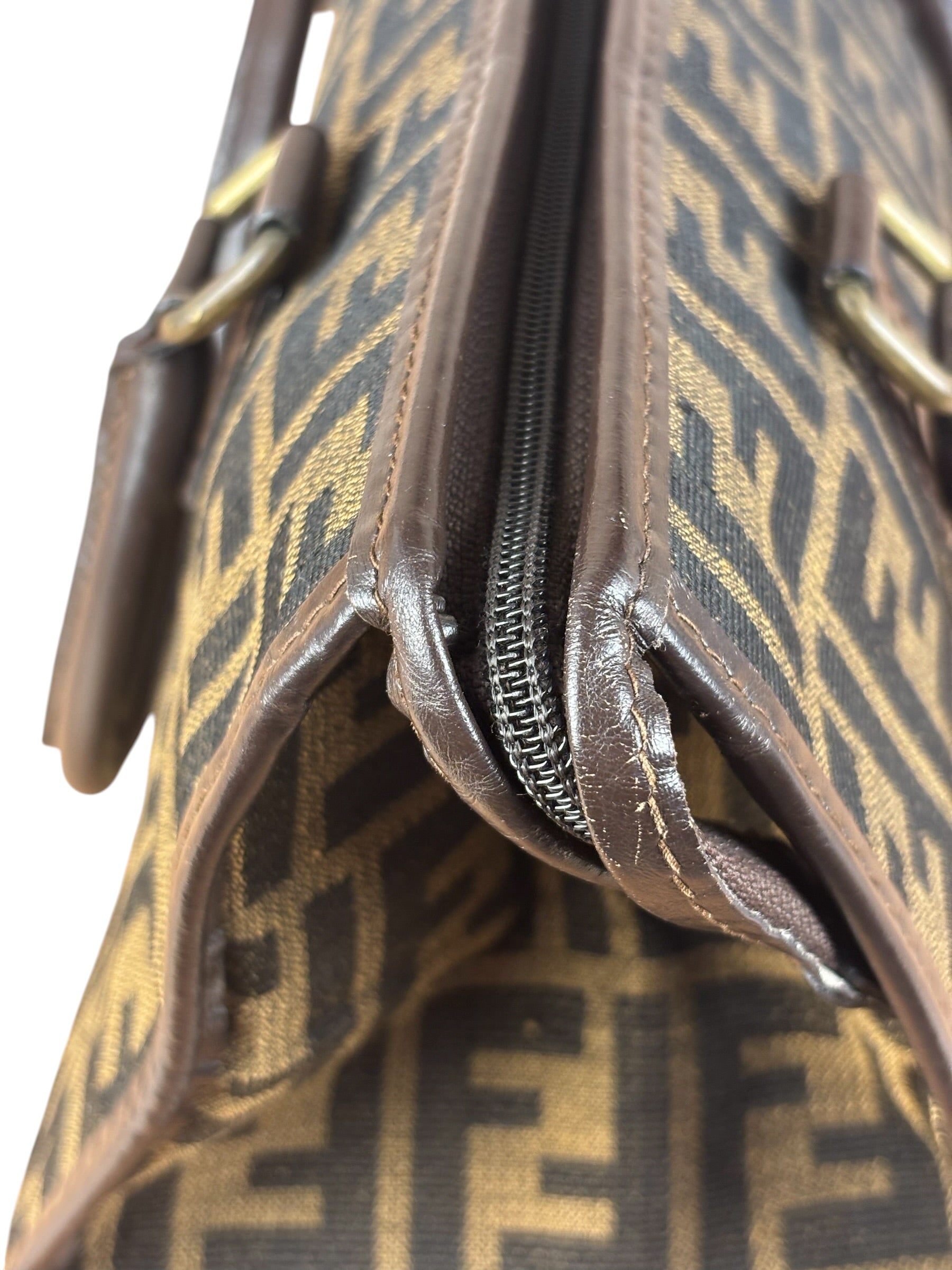Fendi Vintage Zucca Coated FF Monogram Handbag