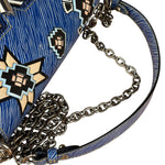 Louis Vuitton Blue Aztec Epi Leather Twist MM Bag
