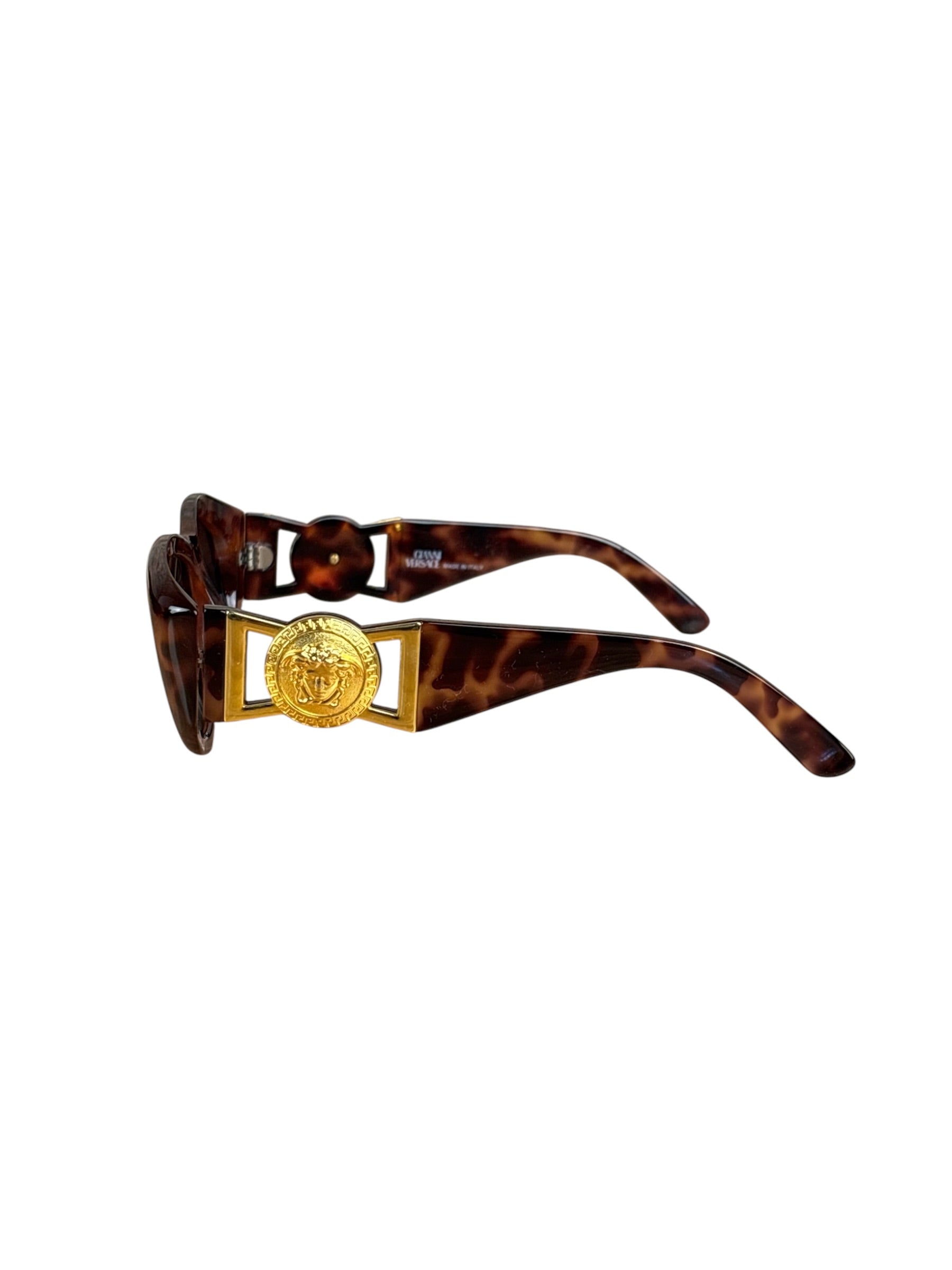 Versace Tortoise Medusa Sunglasses