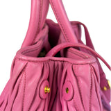 Miu Miu Pink Nappa Leather 2Way Tote Bag
