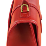 Balenciaga Red Leather Hourglass Small Two-Way Bag