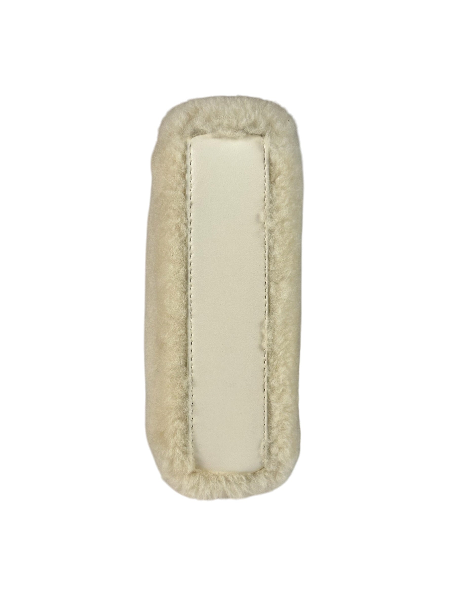 Fendi Cream Fur Lambskin Trim Micro Peekaboo Two-Way Bag