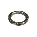 Chrome Hearts 925 Silver Scroll Bag Ring