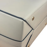 Louis Vuitton Ivory Cuir Orfevre leather Speedy Doctor 25
