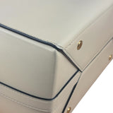 Louis Vuitton Ivory Cuir Orfevre leather Speedy Doctor 25