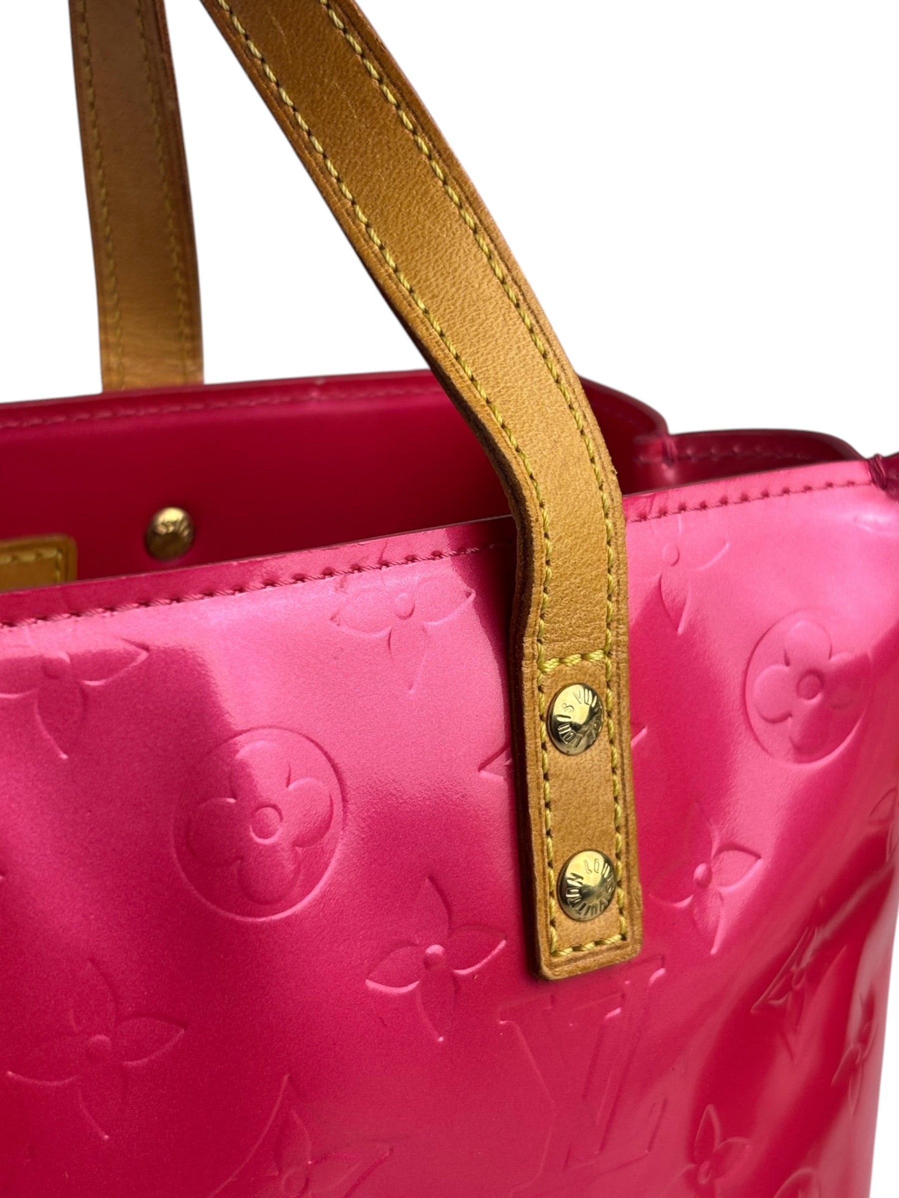 Louis Vuitton Vintage Vernis Patent Leather Monogram Reade Handbag PM